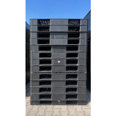 Paleta plastikowa 1300x1100x120mm przemysłowa IBC zestaw 2 szt
